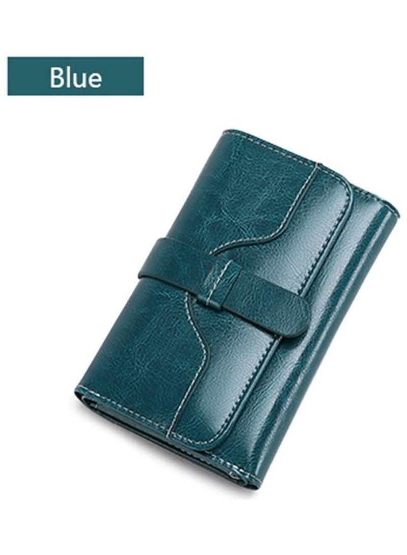 Solid Wallet Blue