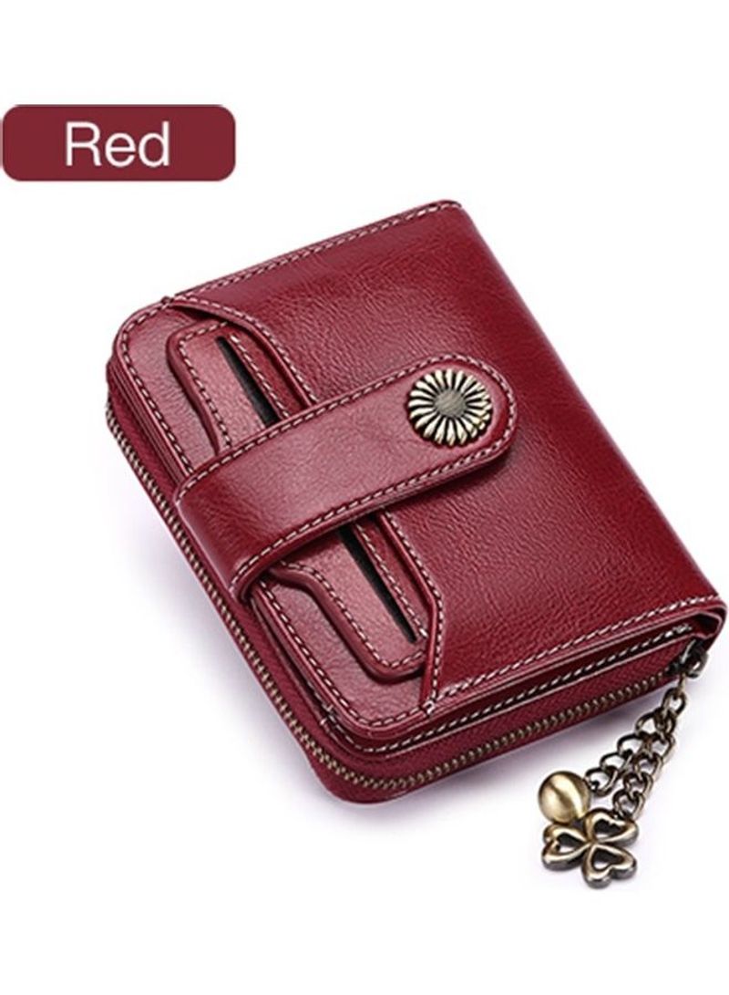 Zipper Wallet Red