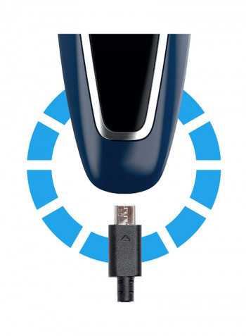 Electric Shaver Blue 6.10235x2.55905x2.51968inch
