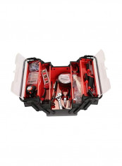 347-Piece Hand Tool Set With Tool Kit Black/Red/Silver