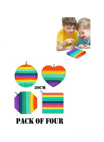 4-Piece Large Size Push Pop Toy