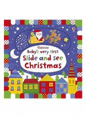 Baby's Very First Slide And See Christmas Paperback English by Fiona Watt - 10/1/2017
