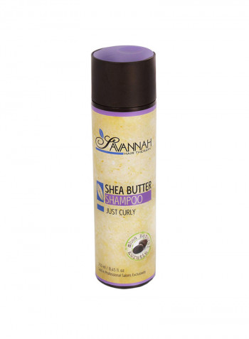 Shea Butter Just Curly Shampoo SPF6 8.45ounce