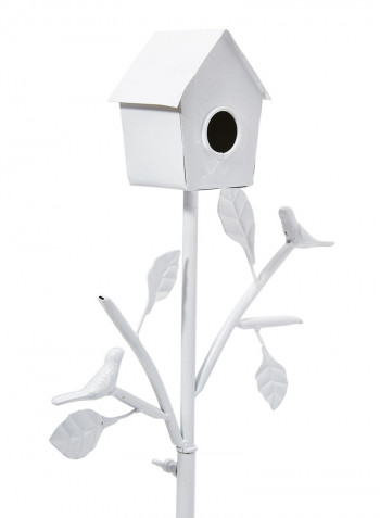 Steel Home Plant Stand White 28x48x17centimeter
