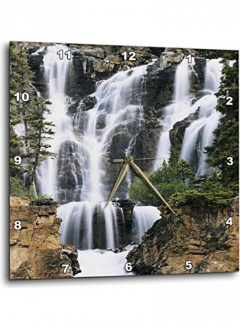 Jasper National Park Printed Wall Clock Multicolour 10x10x0.1inch