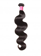 Malaysian Virgin Body Wave Hair Extension Black 24inch