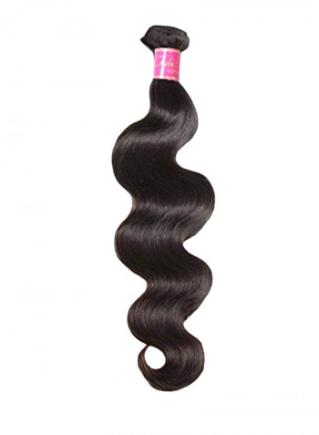 Malaysian Virgin Body Wave Hair Extension Black 24inch