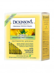 Pack Of 6 Original Witch Hazel Refreshingly Clean Towelettes 5 x 7inch