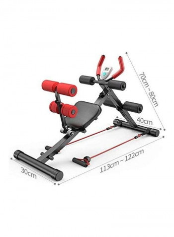 Hyper Back Extension Bench abdominal pad Training 103x15x40cm