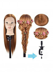 Hair Dummy Dark Gold