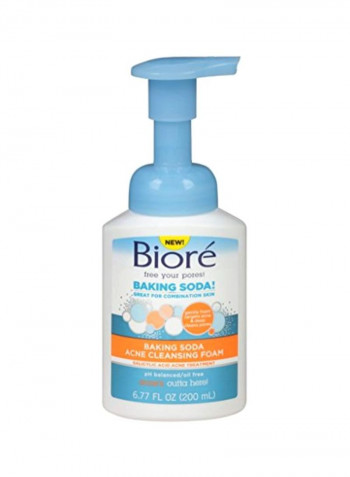 Pack Of 6 Baking Soda Acne Cleansing Foam 200ml