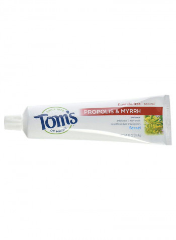 4-Piece Propolis Myrrh Fennel Toothpaste Set 4 x 5.5ounce