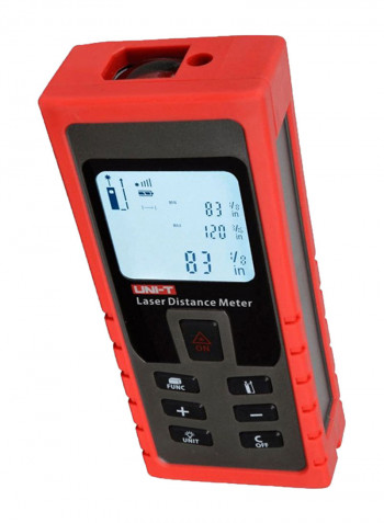 Laser Distance Meter Black/Red 126 × 54 × 29millimeter