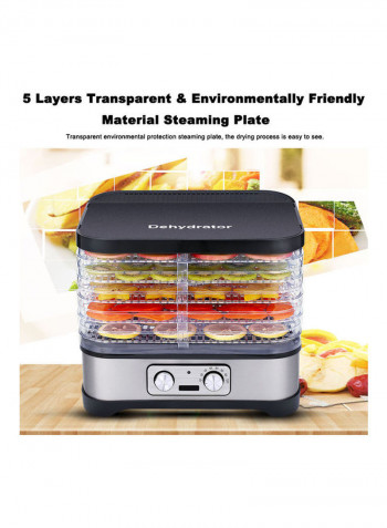 5 Layer Food Dehydrator SGHGJ03XQQ2 Black/Silver