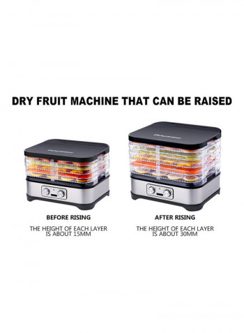 5 Layer Food Dehydrator SGHGJ03XQQ2 Black/Silver