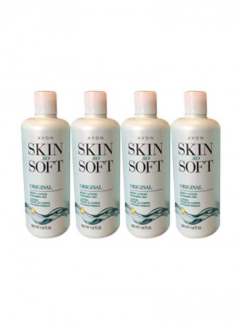 Pack Of 4 Skin So Soft Original Body Lotion 4x 11.8ounce