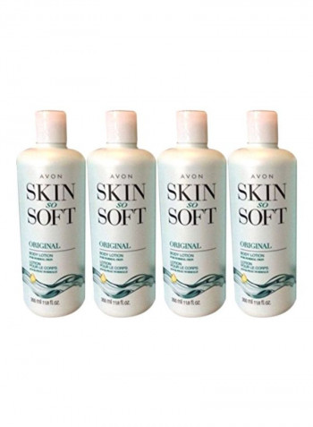 Pack Of 4 Skin So Soft Original Body Lotion 4x 11.8ounce
