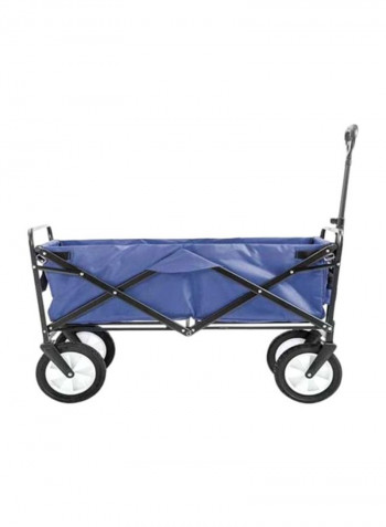 Foldable Outdoor Cart Blue/Black 59x90x50cm