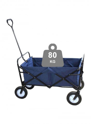 Foldable Outdoor Cart Blue/Black 59x90x50cm