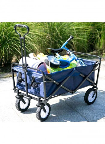 Foldable Outdoor Cart Blue/Black 59x90x50cm
