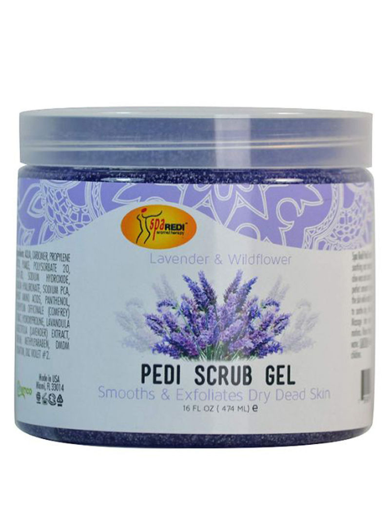 Lavender And Wildflower Pedi Scrub Gel 16ounce