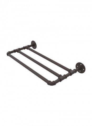 Pipeline Collection Wall Mounted Towel Shelf Oil Rubbed Bronze 18x3x10.8inch