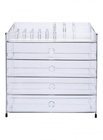 Five Layered Cosmetic Organizer Clear