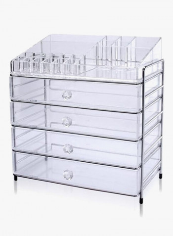 Five Layered Cosmetic Organizer Clear