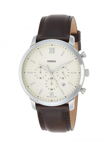 Men's Water Resistant Leather Analog Watch FS5380