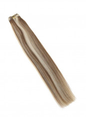 Straight Medium Double Wefted Hair Extension 60 Blonde 14inch