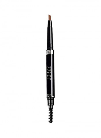 2-Piece Waterproof Eyebrow Pencil Light Coffe