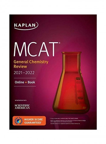 MCAT General Chemistry Review 2021-2022: Online Plus Book Paperback English by Kaplan Test Prep