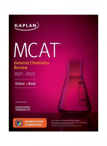 MCAT General Chemistry Review 2021-2022: Online Plus Book Paperback English by Kaplan Test Prep