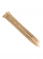Pack Of 30 Hippie Style Long Dreadlock Hair Extension Ash Blonde 20inch