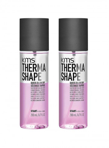 2-Piece Therma Shape Quick Blow Dry Conditioner 200ml
