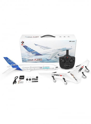 Wltoys XK A120 Airbus A380 Model Plane 3CH EPP 2.4G Airplane with LED Light-RTF