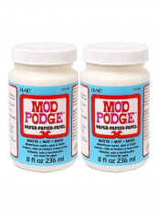 2-Piece Waterbase Sealer, Glue And Matte Finish Blue