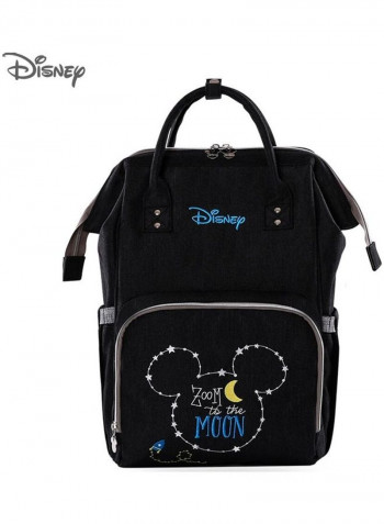Zoom To The Moon Printed Bottle Bag