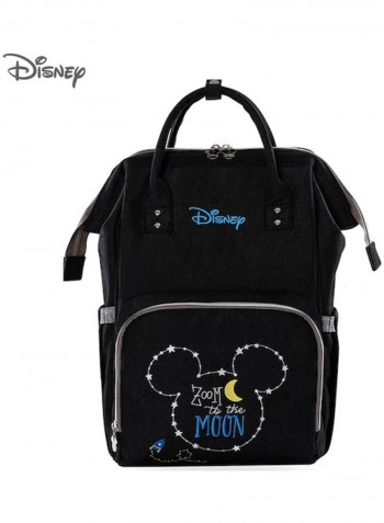 Zoom To The Moon Printed Bottle Bag