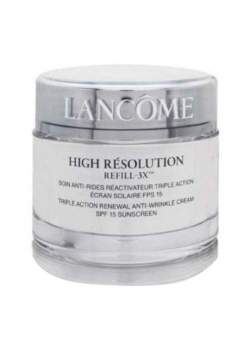 High Resolution Refill 3x Cream SPF15 White 50ml
