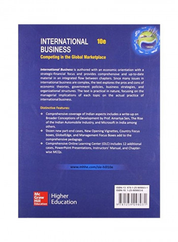 International Business: Competing In The Global Marketplace Paperback 10