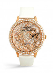 Women's Crystal Embellishment Analog Watch GR-IN82322