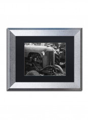 Case 2 Silver Framed Wall Art Grey 11 x 14inch