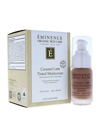 Caramel Latte Tinted Moisturizer SPF 25 Brown 1.2ounce