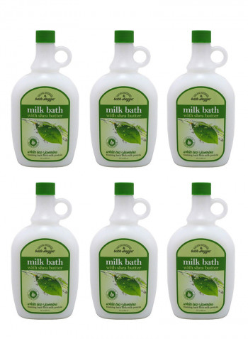 6-Piece Milk Bath Ultra-Moist White Tea And Jasmine 28ounce