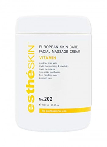 European Skin Care Facial Massage Cream 33.8ounce