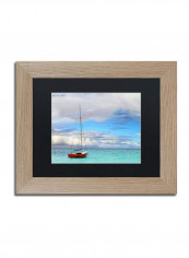 Hawaii 3 Framed Wall Art Blue 11 x 14inch