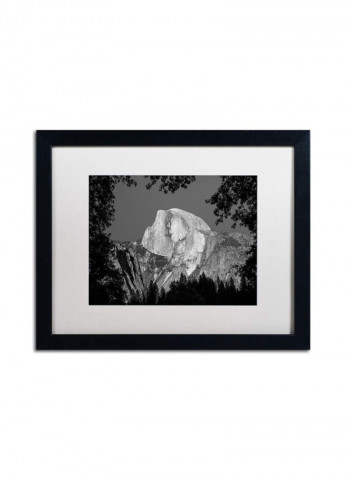 Yosemite Framed Wall Art Black/White 16 x 20inch