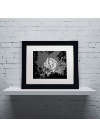 Yosemite Framed Wall Art Black/White 16 x 20inch