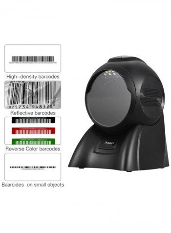 Omnidirectional Bar Code Scanner Black